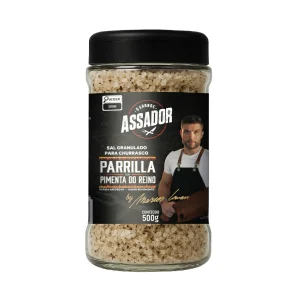 Sal de Parrilla com Pimenta.